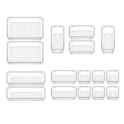 Vanity Drawer Organizer for Makeup, Jewelry & Gadgets (Silicone Tabs Not Included)