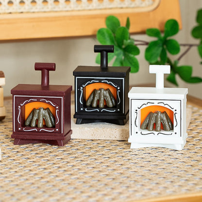 Miniature Dollhouse Fireplace Lamp