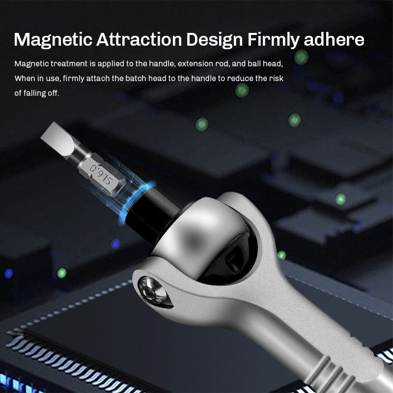 40-in-1 Magnetic Mini Ratchet Screwdriver Set for Tight Spaces 🔧