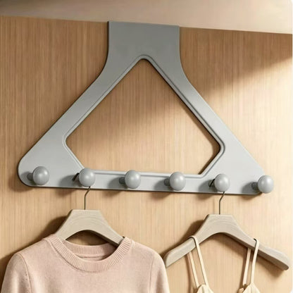 6-Hook Over-the-Door Organizer Rack – Space-Saving Storage for Home 🚪