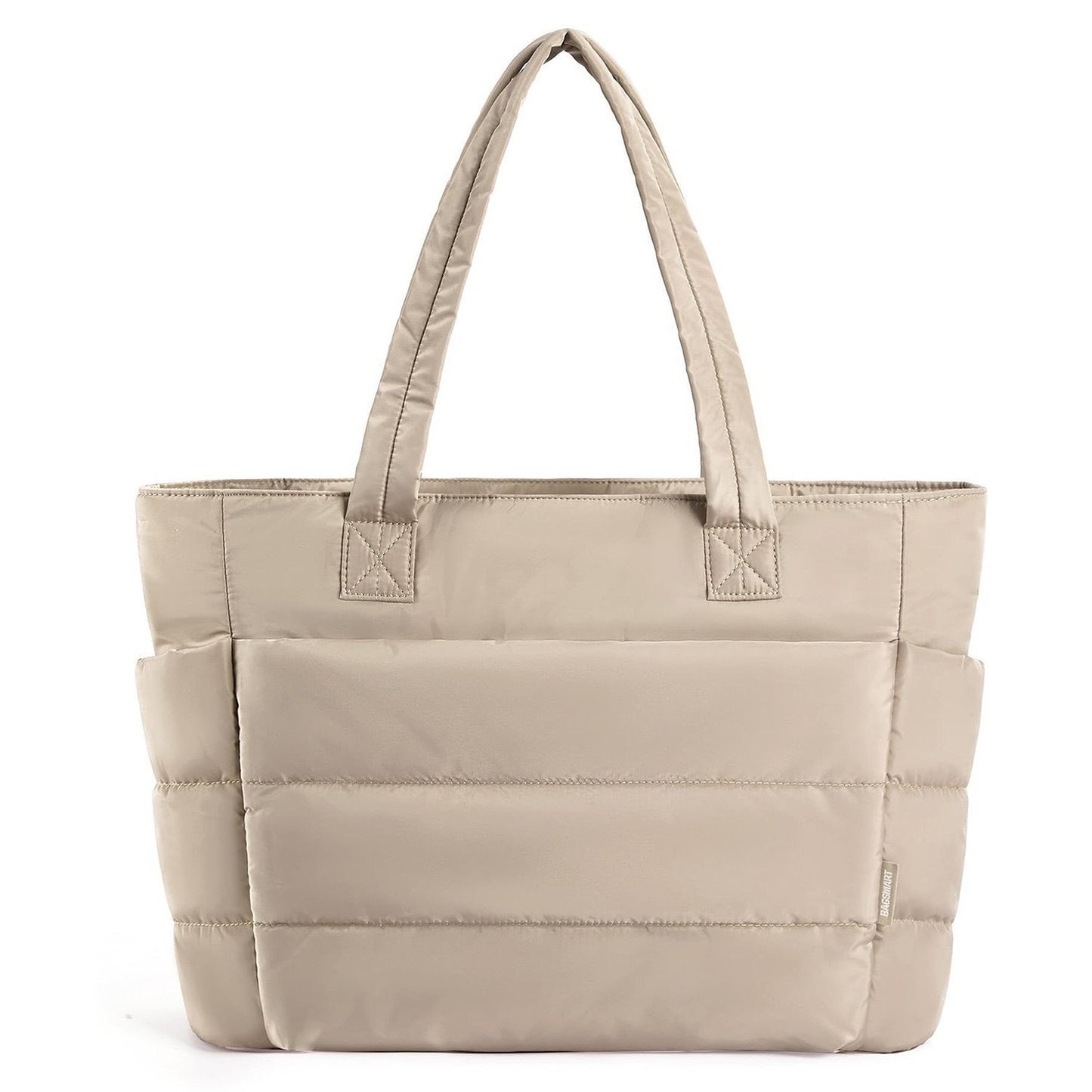 Quilted Puffer Tote Bag for Women – Large Capacity Laptop Shoulder Bag for Work, Travel & Everyday Use
