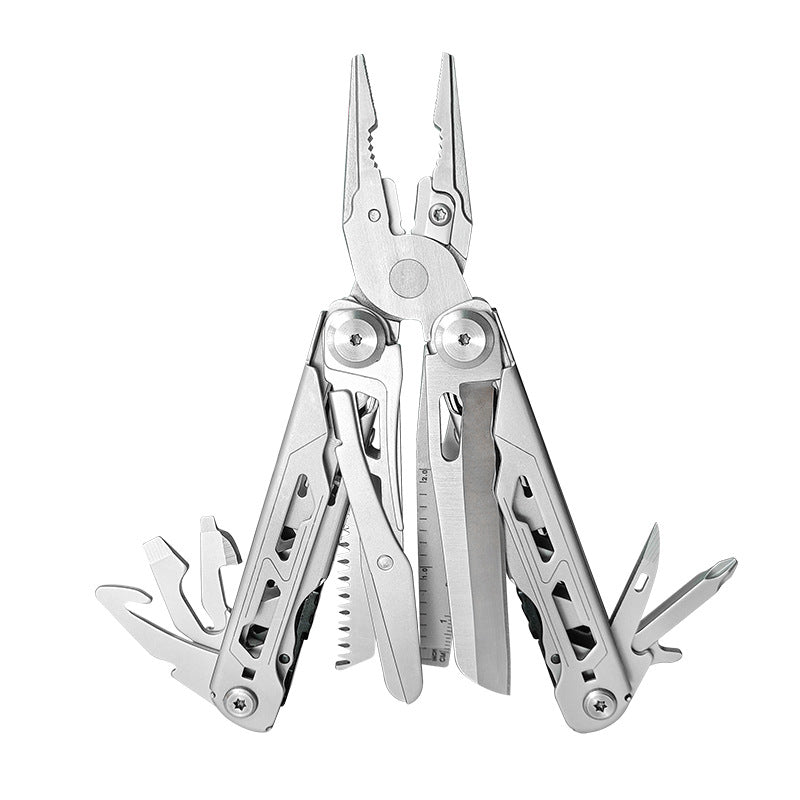 28-in-1 Stainless Steel Multi-Tool Pliers – Foldable Pocket Tool for Camping, Hiking, Fishing & Everyday Repairs