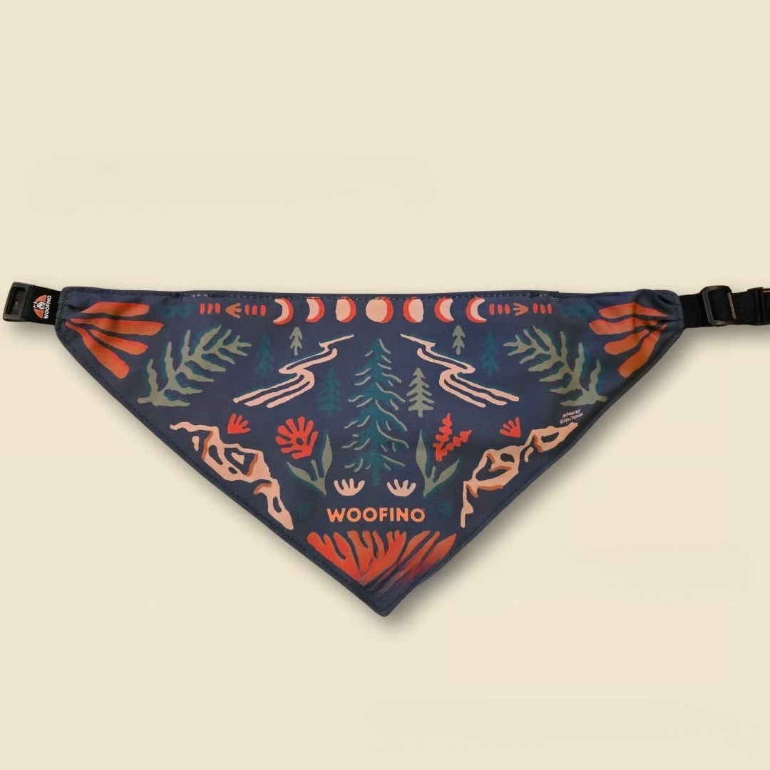 2-in-1 Reversible Dog Bandana Bowl