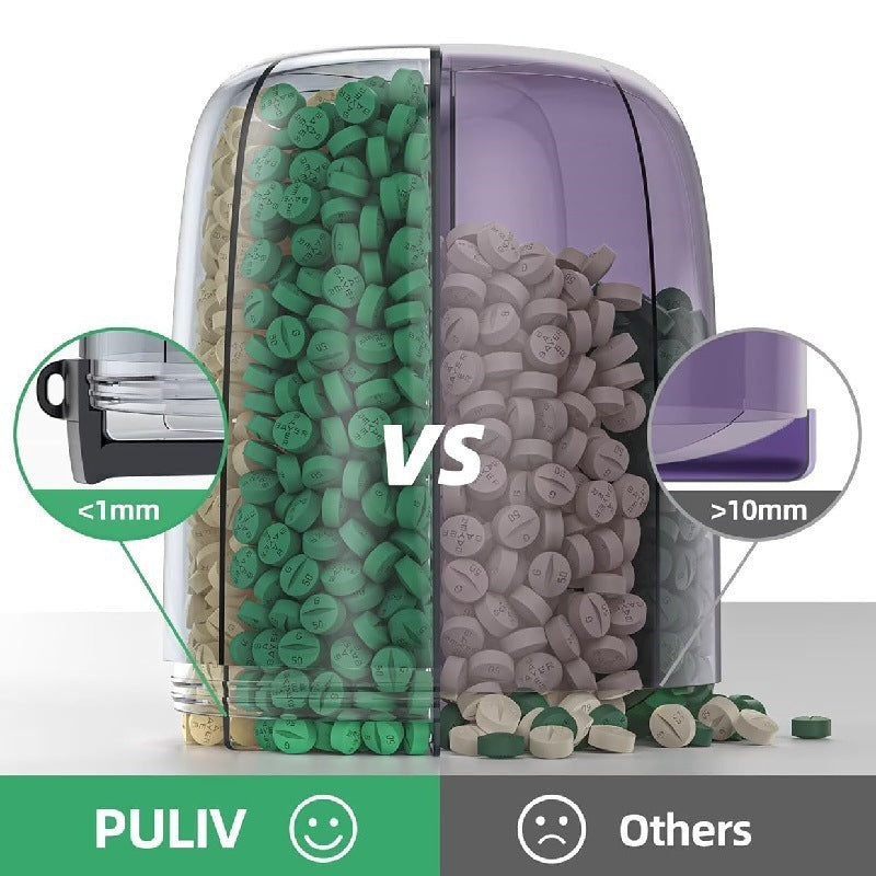 🔥Pill Dispenser Bottle with 6 Compartments | Never Miss a Dose Again! 💊⏰