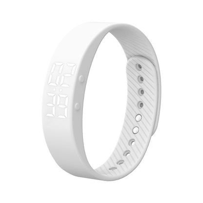 Silent Vibration Alarm Clock - Wrist-Worn Wake-Up Device for Heavy Sleepers, Avoids Disturbing Partners, 2 Intensity Levels, Up to 3 Alarms, 14+ Day Rechargeable Battery