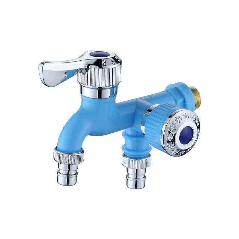 💧 Dual-Outlet Faucet – Two Independent Water Connections for Laundry, Garden & Everyday Cleaning