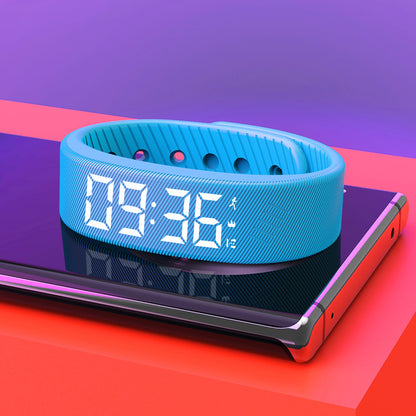 Activity Wrist Band with Silent Alarm & Step Counter