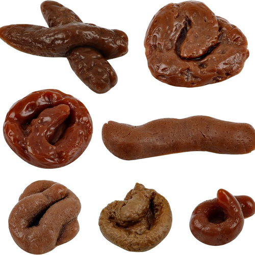 7-Piece Realistic Fake Poop Prank Set