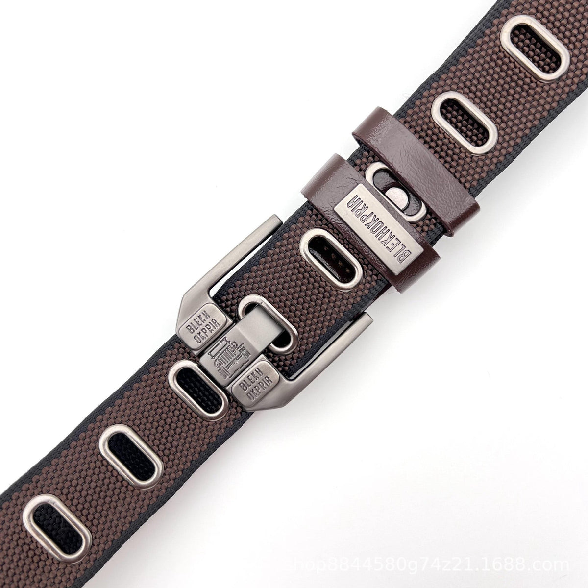Trendy Men’s Canvas Belt with Pin Buckle
