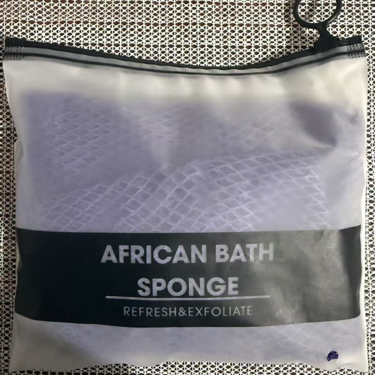African Exfoliating Net Sponge, Authentic Ethically Sourced from Nigeria Body Scrubber