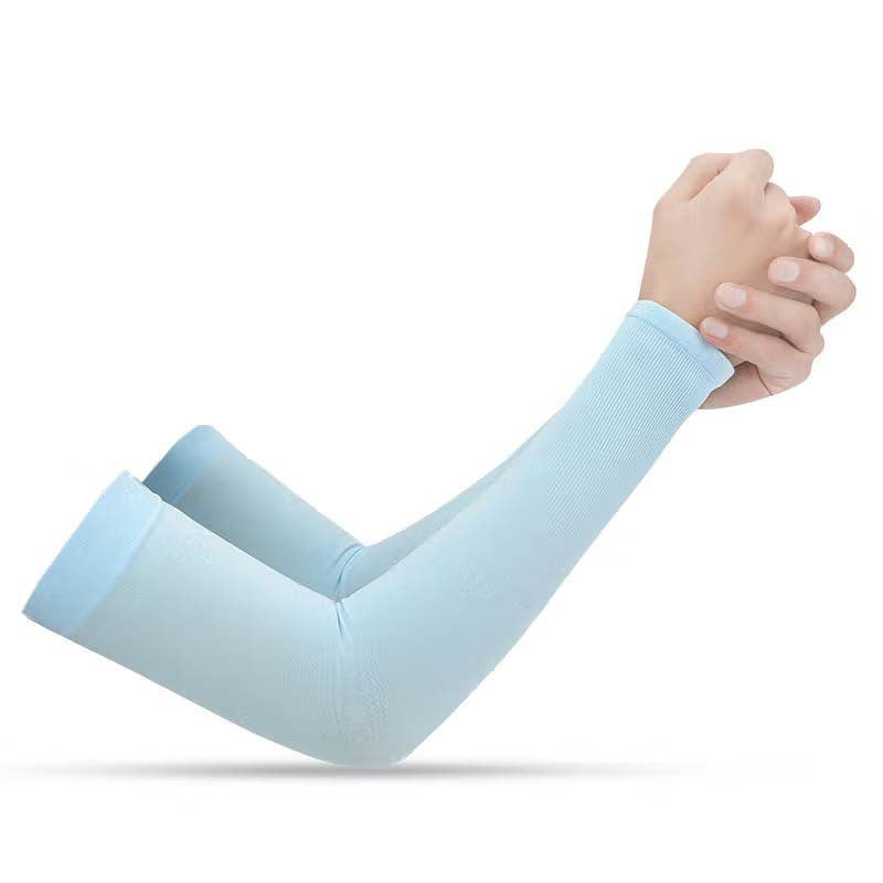 2 Pairs UV Protection Cooling Arm Sleeves for Men & Women UPF 50 Cooling Sports Sleeve Compression Sun Sleeves
