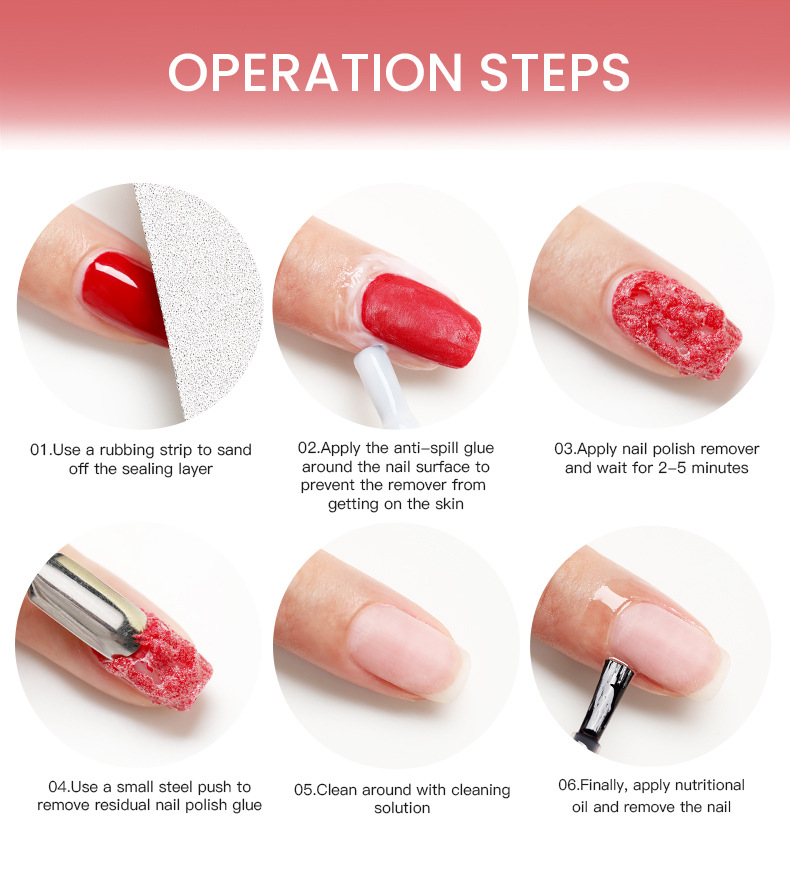 🔥BUY 1 GET 1 FREE💖 Easy-Off Gel Nail Polish Remover – Fast 3–5 Min Brush-On Formula