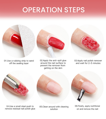 🔥BUY 1 GET 1 FREE💖 Easy-Off Gel Nail Polish Remover – Fast 3–5 Min Brush-On Formula