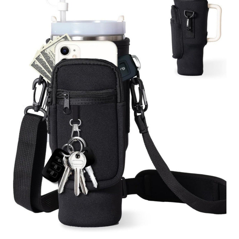 🔥Water Bottle Carrier Bag for 40oz Tumbler – Insulated Crossbody Holder