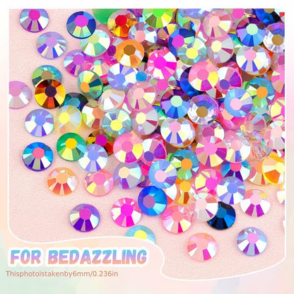 10000Pcs Resin Jelly Rhinestones for Crafting