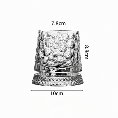 Luxury 360° Spinning Crystal Glass