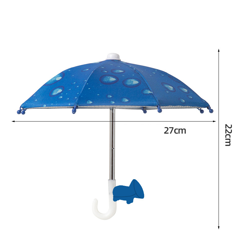 📱☂️Protection Phone Umbrella for Sun Universal Adjustable Piggy Suction Cup Phone Stand with Sun Shade Cover