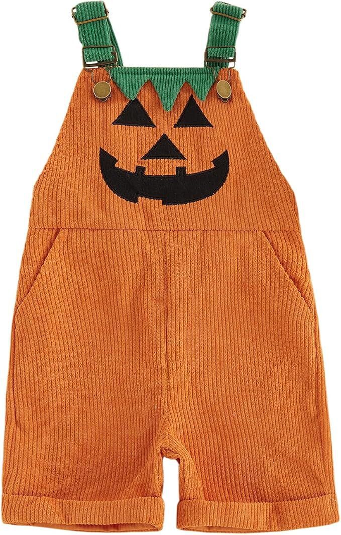 Toddler Baby Boy Halloween Overalls