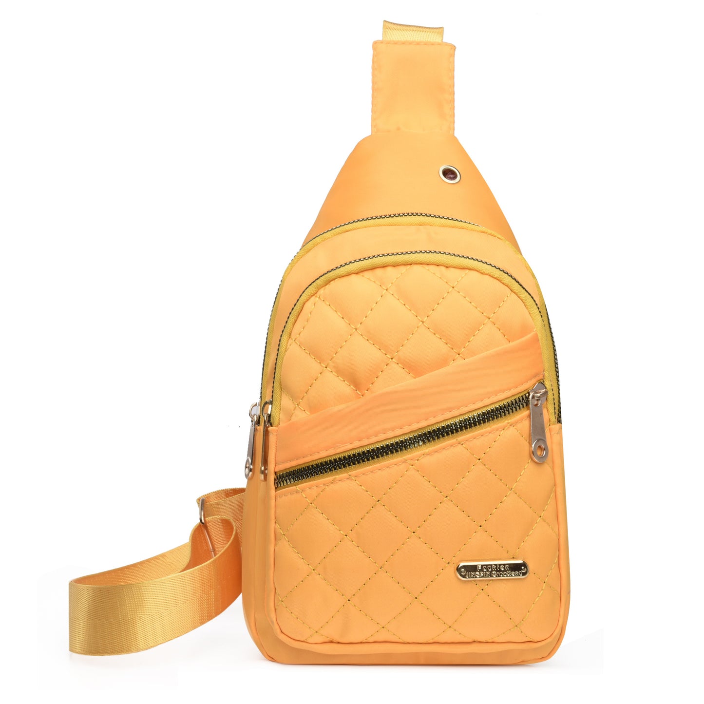 Women's Solid Color Quilted Waterproof Belt Bag - Adjustable Strap, Large Capacity, Matching Multiple Pockets