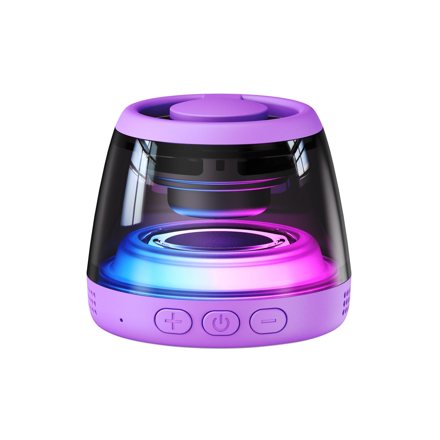 🔊 Monster Mini Bluetooth Speaker – RGB Lights, TWS Stereo & Magnetic Design