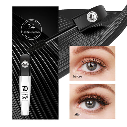 ✨ 2-Pack 7D Silk Fiber Mascara – Waterproof Lengthening & Volumizing Black Mascara