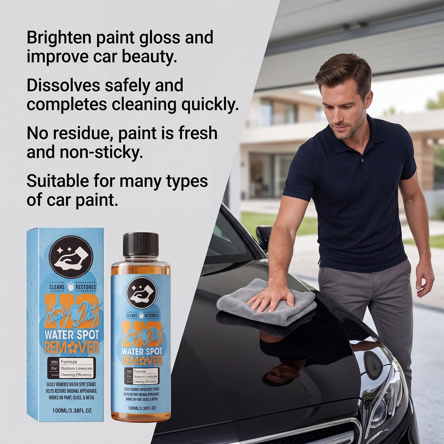 Heavy Duty Water Spot Remover - 16oz Gel Cleaner