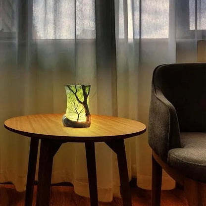 Enchanted Forest Nature-Inspired Lamp Enchanted Forest Table Lamp🪺🌟