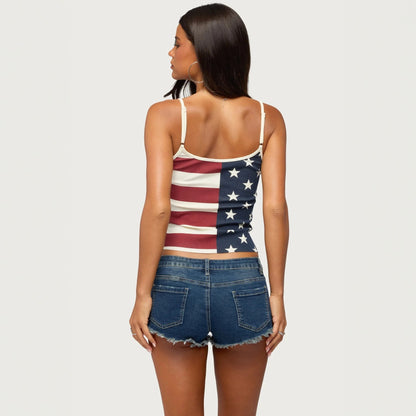 🔥USA Foldover Shorts