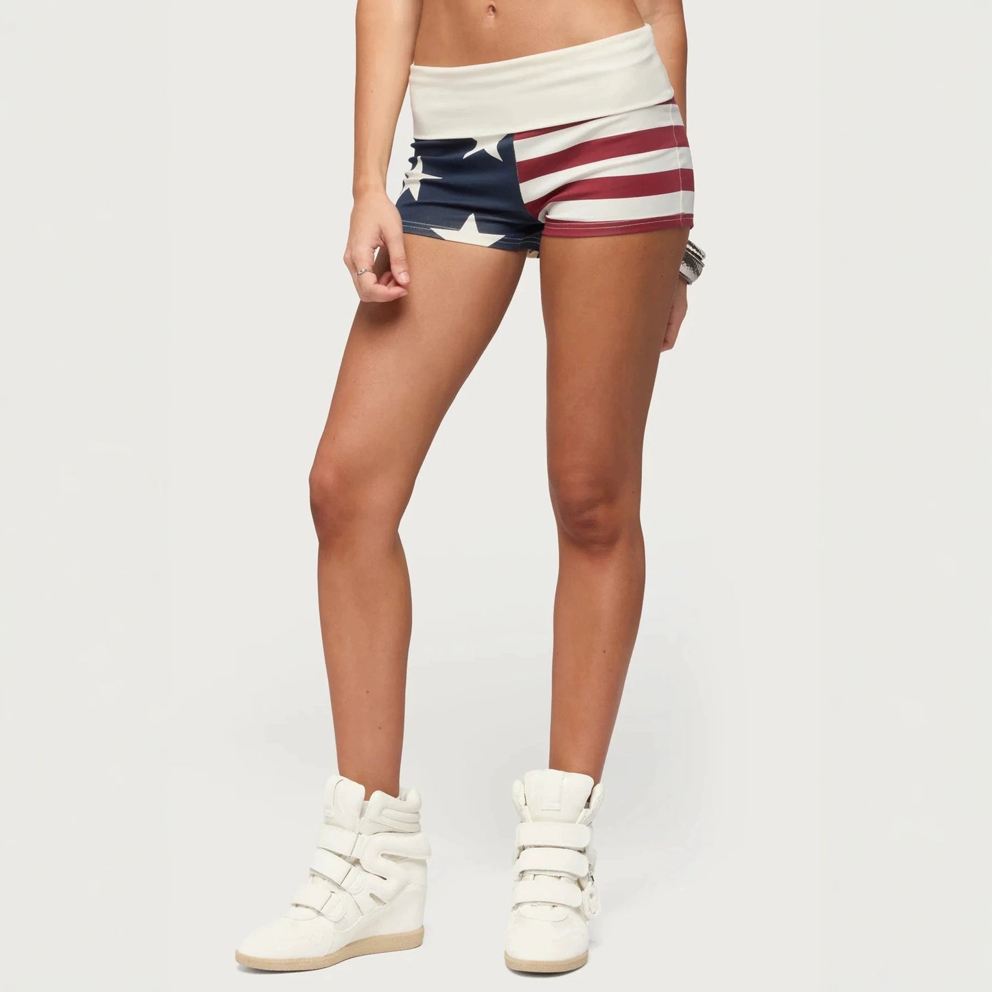 🔥USA Foldover Shorts
