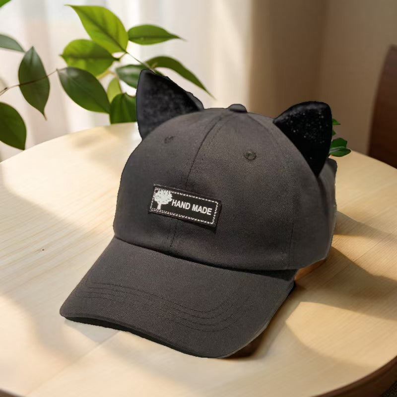 Ear-Style Aviator Baseball Cap – Streetwear Snapback Hat with Sun Protection