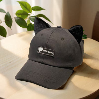 Ear-Style Aviator Baseball Cap – Streetwear Snapback Hat with Sun Protection