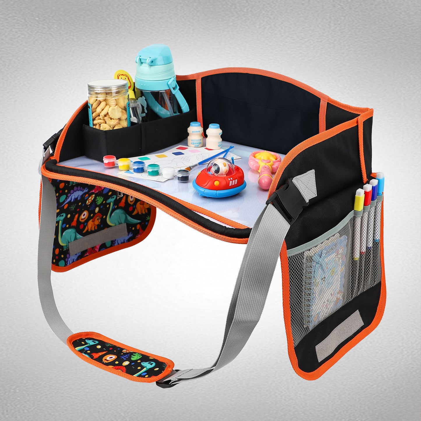 🚗 Kids Car Travel Tray | 5-in-1 Portable Activity Center