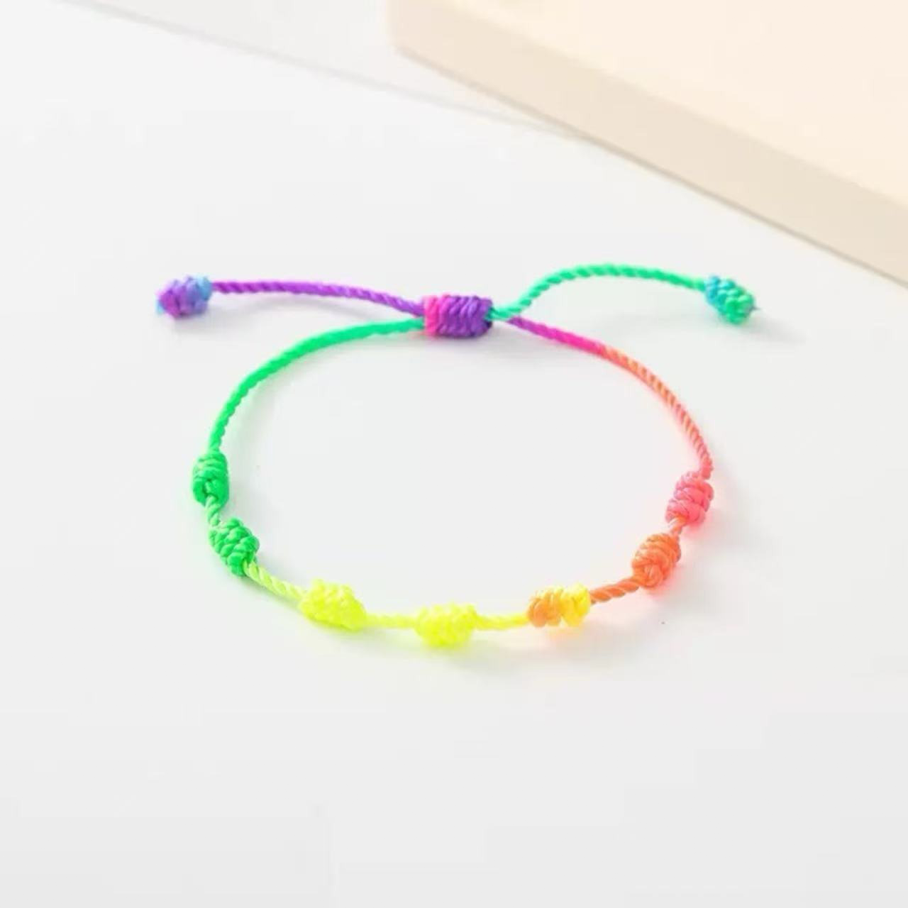 Enchanted Protection Bracelet - Red Cord with Knots