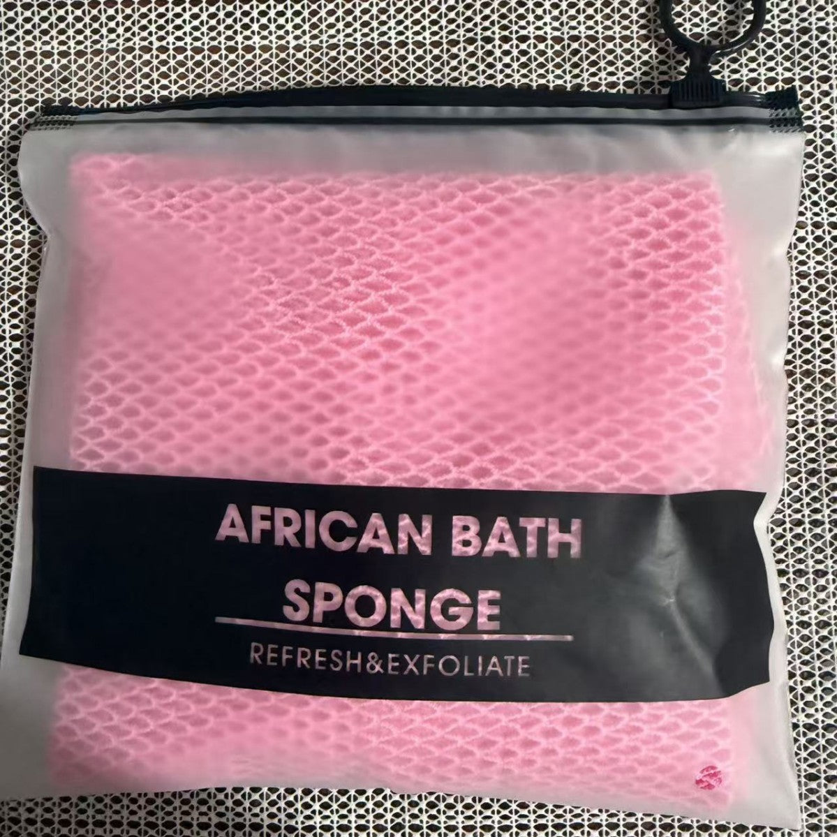 African Exfoliating Net Sponge, Authentic Ethically Sourced from Nigeria Body Scrubber