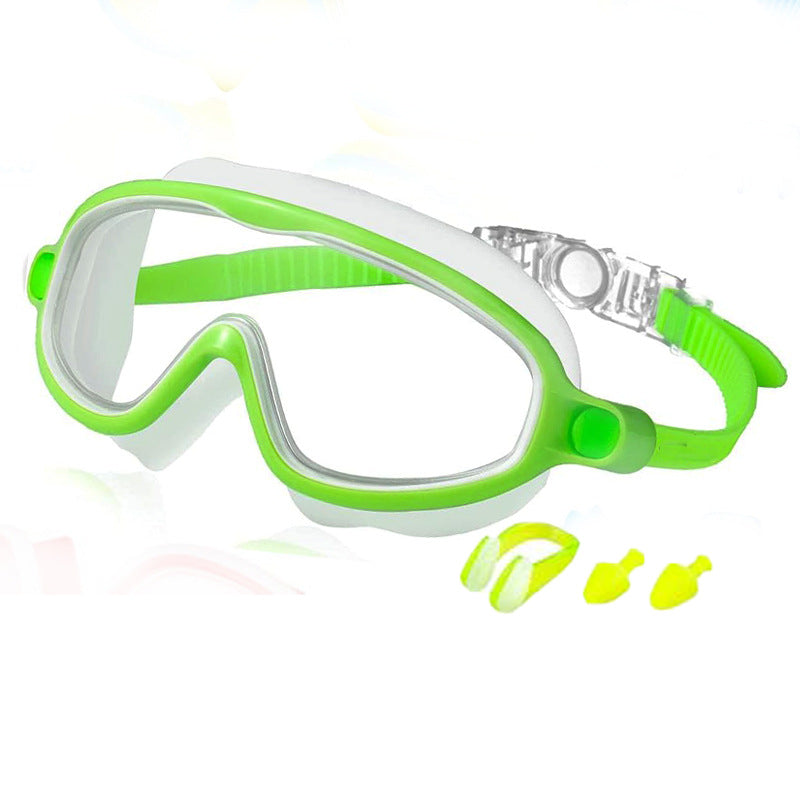 🏊🕶️Swim Goggles with Nose clip & Earplugs
