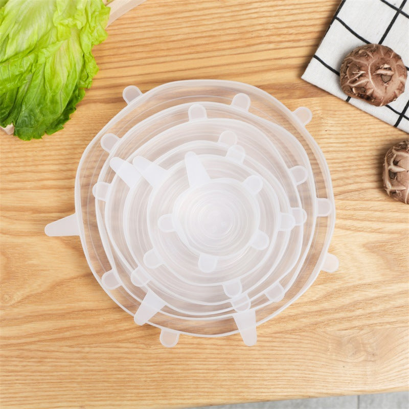 6 Pack Silicone Stretch Lids