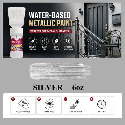 ⏳Time-Limited Special⏰Rust Converter Metallic Paint – One coat stops rust, no sanding, no fumes.  🔨🛡️