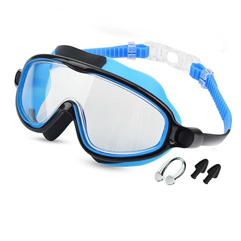 🏊🕶️Swim Goggles with Nose clip & Earplugs