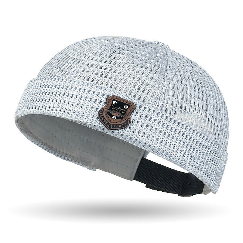 🏃 Lightweight Netting Beanie – Breathable Cuffed Skull Cap for Summer Runs