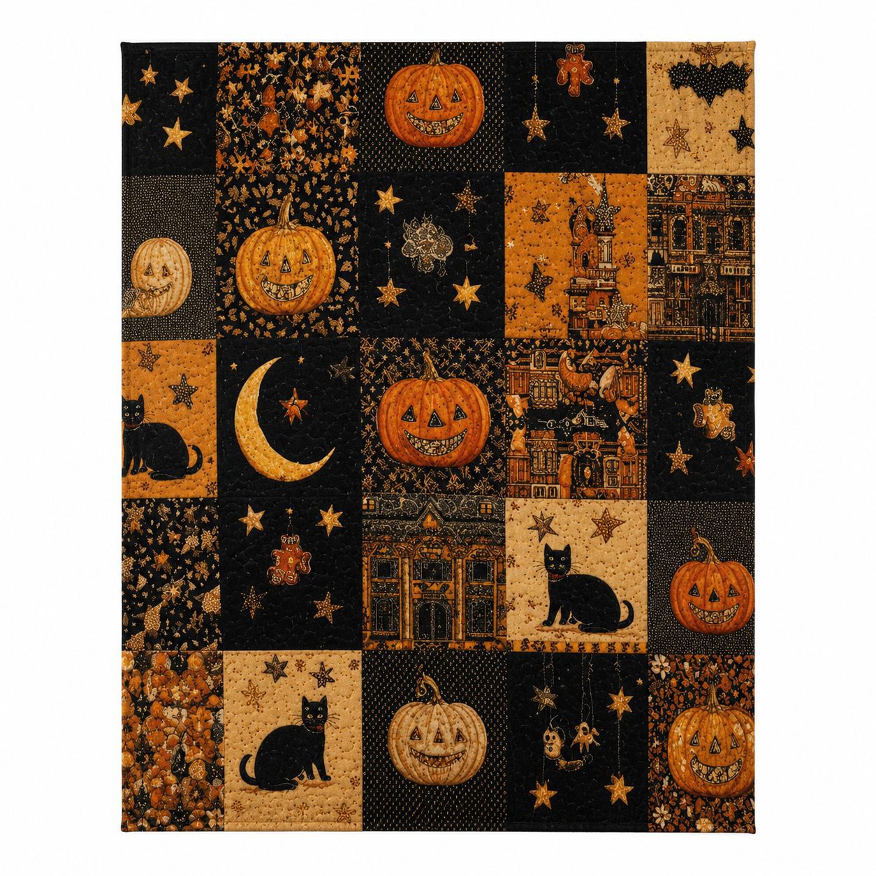 🎃 Halloween Pumpkin Ghost Blanket – Cozy Spooky Throw for Fall Movie Nights, Sofa & Bed