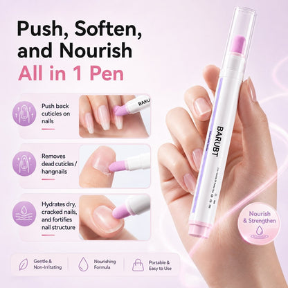 Cuticle Remover Pen Set 2PCS with Oil