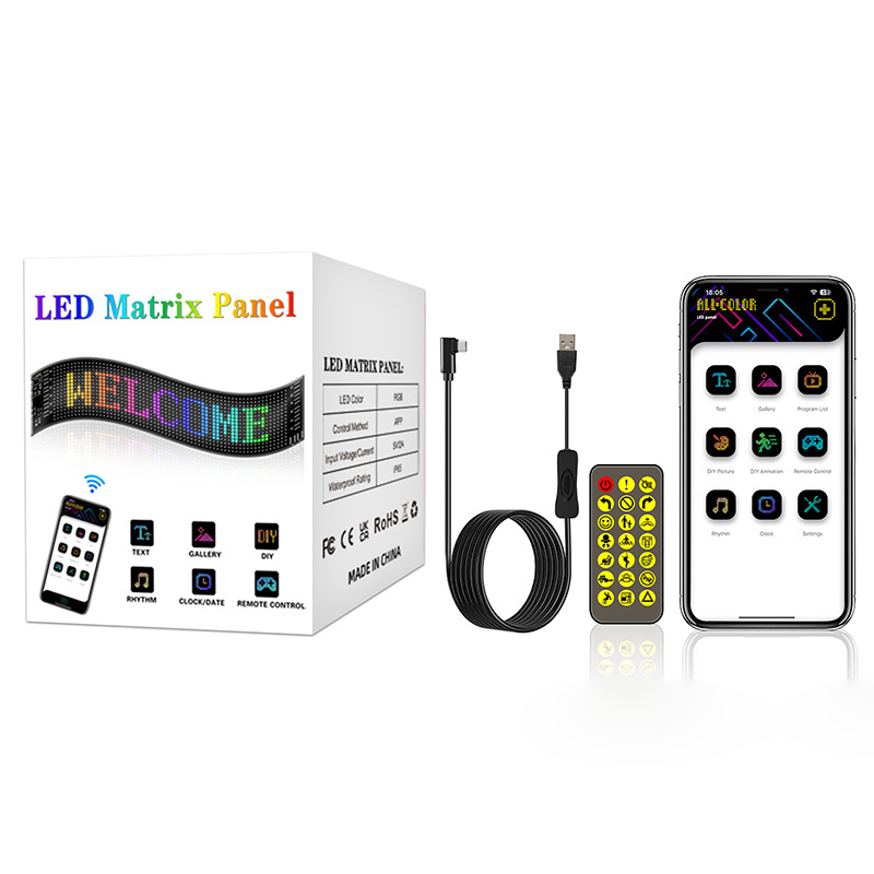 [Exclusive production] 🌈✨ Colorful Eye Lamp Soft Screen for Car Windows 🚗
