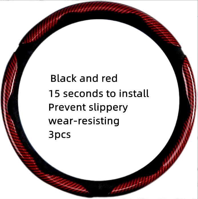 Non-Slip Car Steering Wheel Cover for 15 Inch Wheels