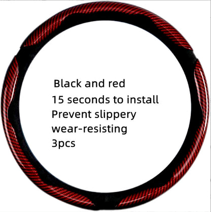 Non-Slip Car Steering Wheel Cover for 15 Inch Wheels