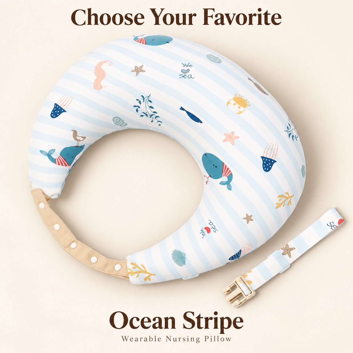 Multi-Function Baby Support Pillow – Newborn Nursing & Feeding Pillow
