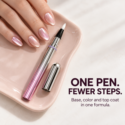 💅 Magnetic Cat-Eye Gel Nail Pen + Mini UV Lamp