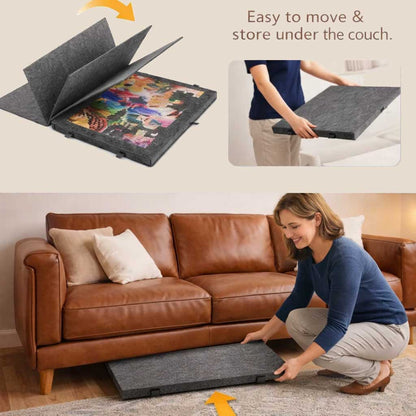 2-in-1 Puzzle Board & Storage System