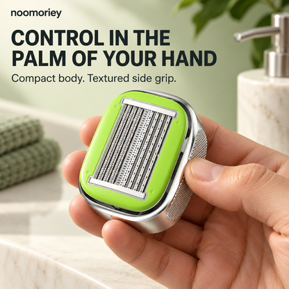 Portable Manual Body Shaver – Bidirectional Razor with Replaceable Blade