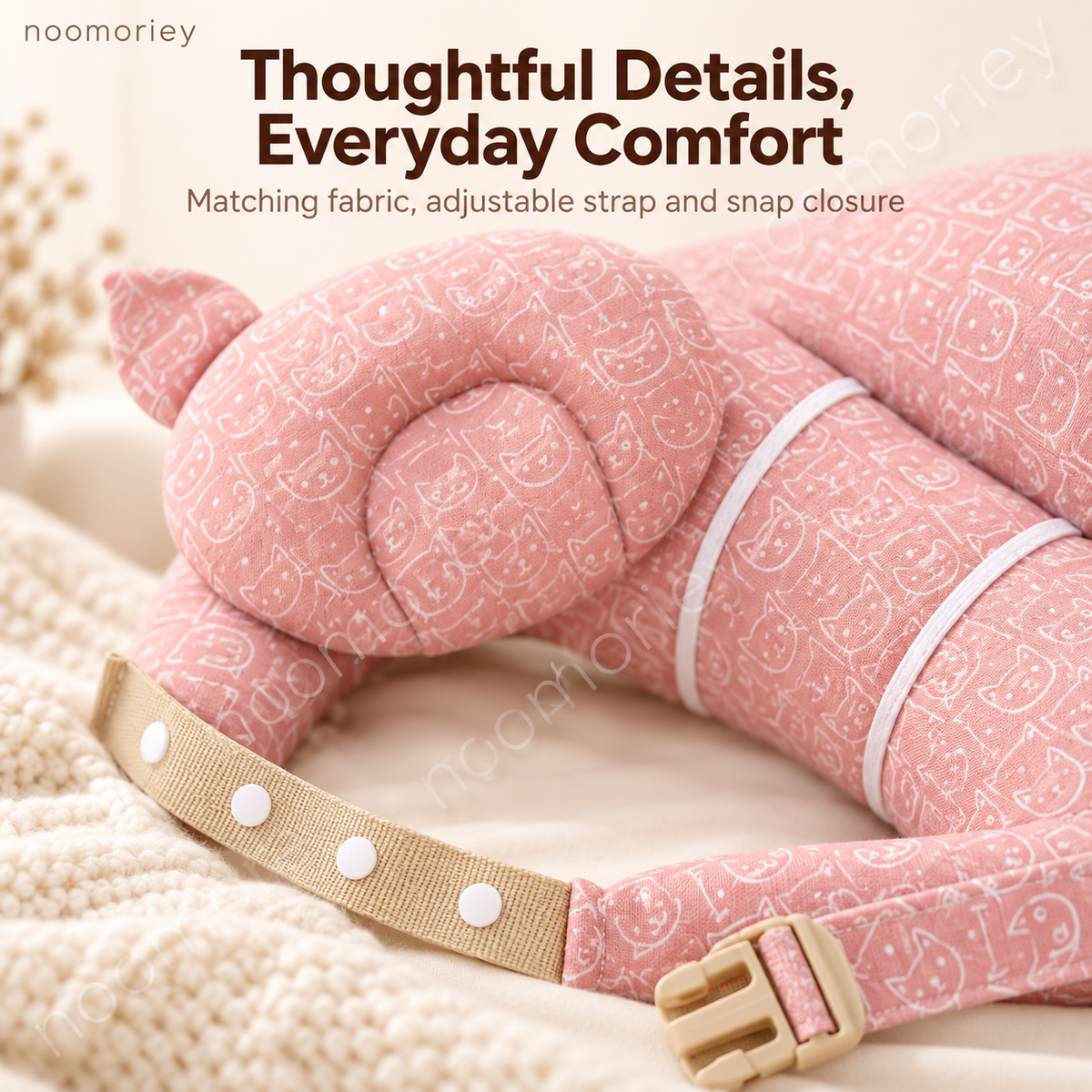 Multi-Function Baby Support Pillow – Newborn Nursing & Feeding Pillow