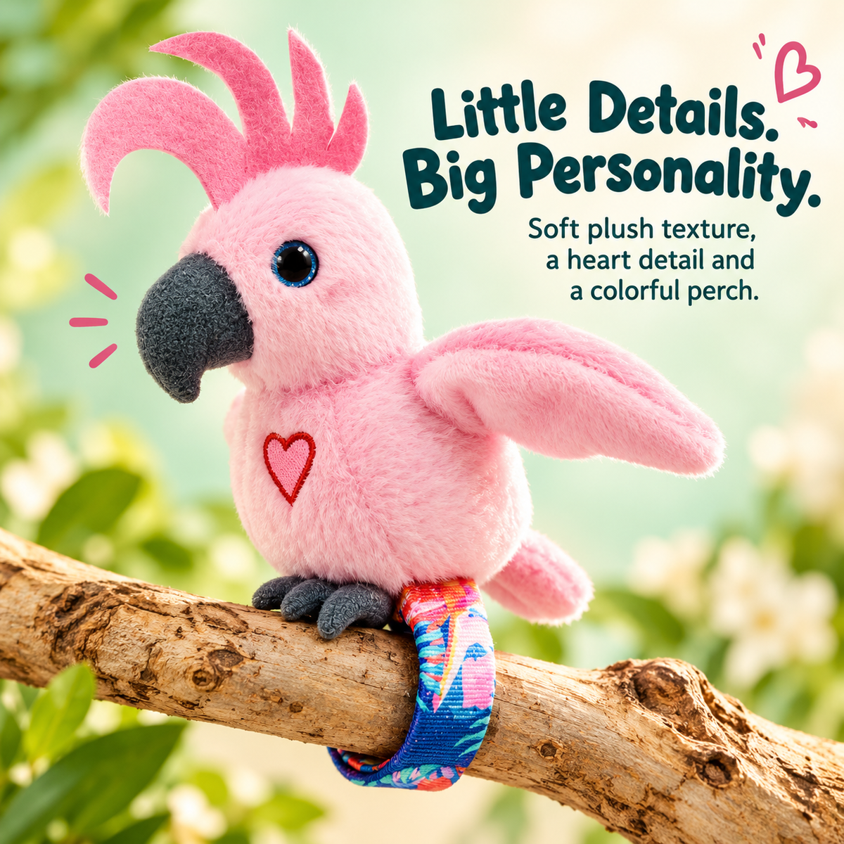 🦜 Interactive Talking Parrot Plush Toy – Fun Sound-Activated Pet Bird Companion